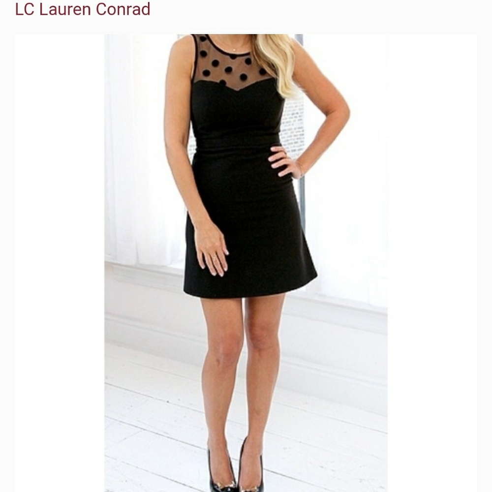 LC Lauren Conrad black dress size 4